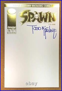 Spawn #1 Gold Foil SDCC 2022 Blank Sketch Variant Signed Todd McFarlane Image NM