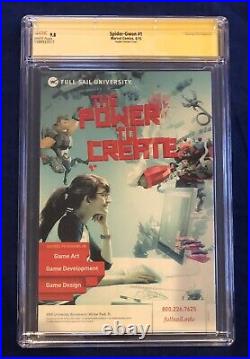 Spider-Gwen #1 Adam Hughes Variant CGC 9.8 Signed by Stan Lee on 11/4/18 MARVEL