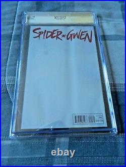 Spider Gwen #2 Campbell Variant Cover Signed Stan Lee CGC 9.8 Emerald City Exclu