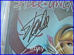 Spider Gwen #2 Campbell Variant Cover Signed Stan Lee CGC 9.8 Emerald City Exclu