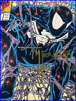 Spider-Man 13 Homage Cover Signed Stan Lee & Todd McFarlane 1990 NM