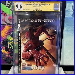 Spider-Man The Official Movie Adaptation Walmart CGC 9.6 SS Signed Sam Raimi