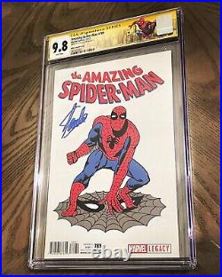 Spider-man 789 Steve Ditko Variant Cgc 9.8 Ss Signed By Stan The Man Lee Mint