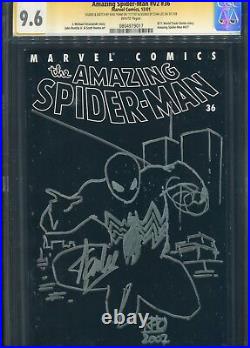 Spiderman# V2 #36 CGC 9.6 Marvel Comics Signed Stan Lee + KHoI Tham