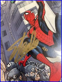 Spidey #1 Signed By Stan Lee in GOLD only 15 issued Marvel 2015