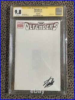 Ss Cgc 9.8 Defenders #1 Signed By Stan Lee Very Rare