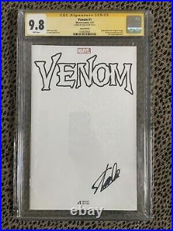 Ss Cgc 9.8 Venom #1 Signed By Stan Lee Very Rare (c)
