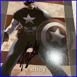 Stan Lee Autographed Signed Marvel Captain America The Chosen #3 in NM+ withCOA