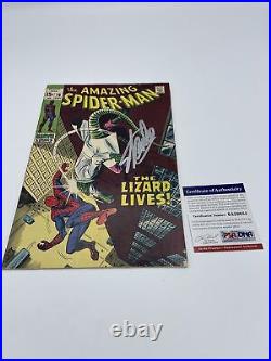 Stan Lee Autographed The Amazing Spider-Man Comic Book 76 September PSA/DNA COA