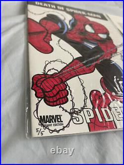 Stan Lee, Ken Haeser Signed & Sketched Death Of Spider-Man #160 LE 5/5 JSA/DF COA