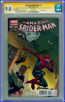 Stan Lee SIGNED 1st Day Issue CGC SS 9.8 Amazing Spiderman #1 Opena Variant