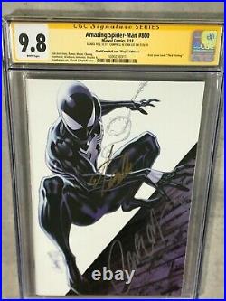 Stan Lee SIGNED Amazing Spider-Man #800 J Scott Campbell Variant CGC SS 9.8