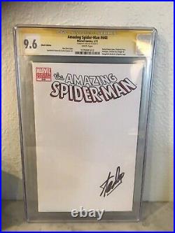 Stan Lee Signed Blank Variant CGC 9.6 SS Amazing Spider-man #648