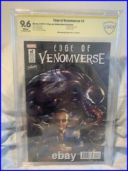Stan Lee Signed Comic Edge Of The Vemonverse Issue 2 Variant 9.6