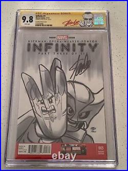 Stan Lee Signed Infinty #3 CGC 9.8
