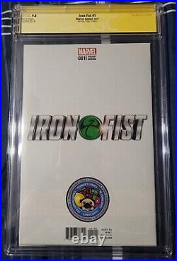 Stan Lee Signed Iron Fist #1 CGC 9.8, White Pages. Dell Otto Virgin Variant