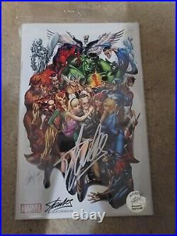 Stan Lee Signed autograph Avengers #1 SDCC J. Scott Campbell Color Variant