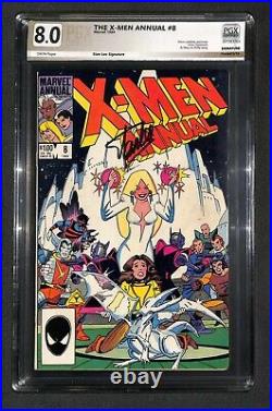 Stan Lee X-Men The X Men Annual #8 1984 Comic Book Signed Autographed PGX RARE