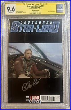 Star Lord 1 Movie Photo Cover Variant Chris Pratt SIGNED CGC SS ONLY ONE ON EBAY