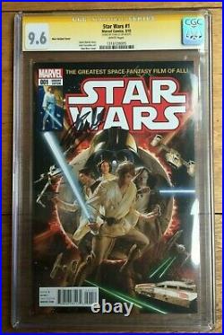 Star Wars #1 Alex Ross Variant Signed by Stan Lee CGC SS 9.6 1316128005