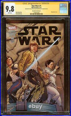 Star Wars #1 CGC 9.8, Signed Stan Lee, Quesada Variant Cover 2015