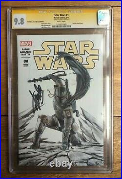 Star Wars #1 Forbidden Planet Hoth Variant Signed by Stan Lee CGC 9.8 1316127001