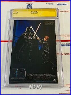 Star Wars 1 Luke Skywalker Action Figure Variant C2E2 CGC 9.8 Signed by Stan Lee