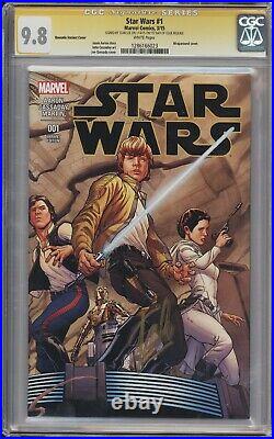 Star Wars #1 Quesada Variant CGC 9.8 Signed by Stan Lee First Day of Issue