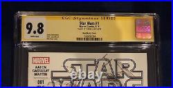 Star Wars #1 Ross Sketch Variant 1200 CGC SS 9.8 Signed by Stan Lee on 11/4/18