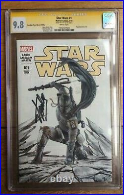 Star Wars #1 Signed by Stan Lee CGC 9.8 1316127003