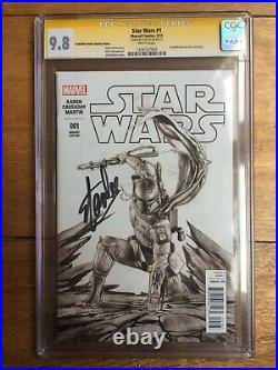 Star Wars #1 Signed by Stan Lee CGC 9.8 1316127005