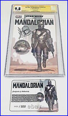 Star Wars The Mandalorian Season 2 #1 Variant Signed Remarked Inhyuk Lee Cgc 9.8
