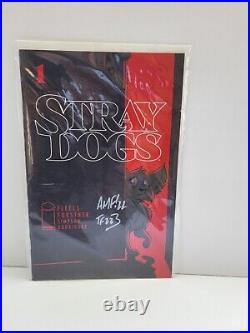 Stray Dogs #1 (1st Print) Double signed by Tony Fleecs & Trish Forstner NM+ COA