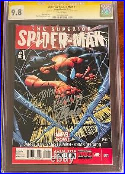 Superior Spider-Man #1 CGC SS 9.8 SIGNED Stan Lee John Romita Sr Marvel 2013