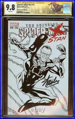Superior Spider-Man #16 CGC 9.8, Signed Stan Lee 2013 Sketch Edition Variant