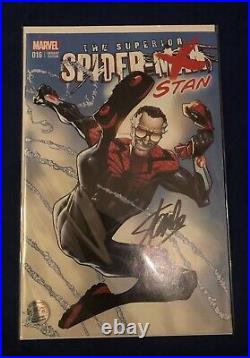 Superior Spider-Man #16 (STAN) Color Variant Signed by Stan Lee with COA Limited