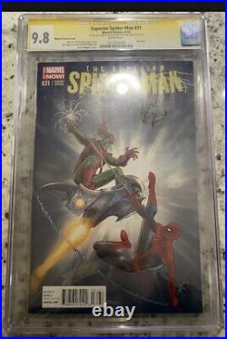 Superior Spider-Man #31 CGC 9.8 Signed 2X STAN LEE & Maguire SS Variant ASM
