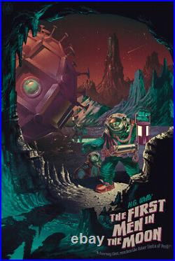 THE FIRST MEN IN THE MOON by Stan and Vince VARIANT Nautilus Art Prints Poster