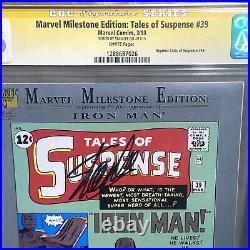 Tales Of Suspense 39 TOS Marvel Milestone Edition 1st Iron Man Signed Stan Lee
