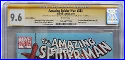 The Amazing Spider-Man #583 1st Print Variant 9.6 3x Signed CGC Signature Series
