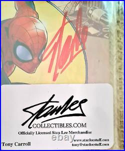 The Amazing Spiderman #15 Variant Edition 9.4 Halo Cert. Autographed by Stan Lee
