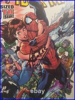 The Amazing Spiderman #500 Signed By Stan Lee And J Scott Campbell. 2003