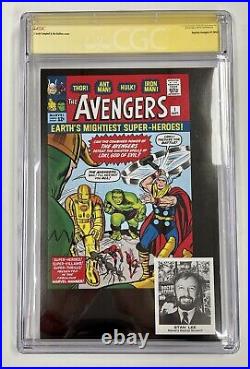 The Avengers #1 J Scott Campbell Variant SDCC Signed Stan Lee Edition CGC SS 9.8