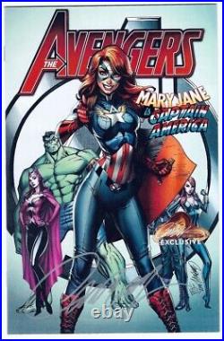 The Avengers #8 Scott Campbell Variant Mary Jane Watson. SIGNED/COA/NM+