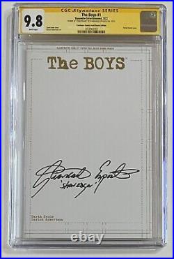 The Boys #1. Cgc Ss 9.8. Signed & Inscribed Giancarolo Esposito. Gold Sketch