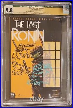 The Last Ronin #1 TMNT Albedo Sketched Signed By Eastman & Stan Sakai. CGC 9.8