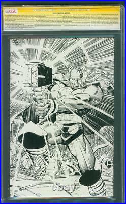 Thor 1 CGC SS 9.8 Stan Lee sign Romita Sketch Variant Avengers Infinity Movie