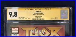 Thor 1 Remastered Edition Jack Kirby Variant 1500 CGC SS 9.8 Signed by Stan Lee