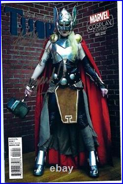 Thor #1signed Stan Lee-for Asgard Quotecosplay Variantvf/nm2015coa