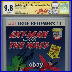 True Believers Kirby 100th Antman and The Wasp #1 CGC 9.8 2017 Signed Stan Lee